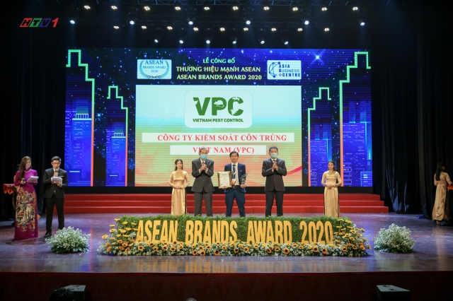 Hình ảnh VPC nhận giải thưởng tại ASEAN BRANDS AWARD 2020