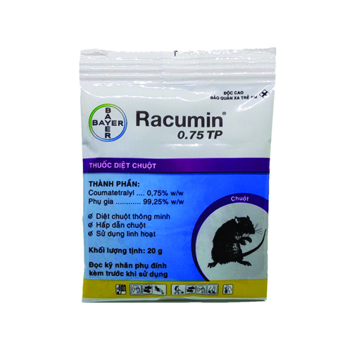 Thuốc diệt chuột Racumin TP 0.75 (24 gói / hộp)