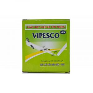 Phấn diệt kiến và côn trùng Vipesco ( 10 hộp x 2 viên)
