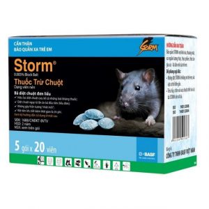 Thuốc diệt chuột Storm gói 20 viên (hộp 5 gói )